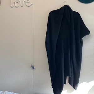 Black Armani Exchange sweater wrap